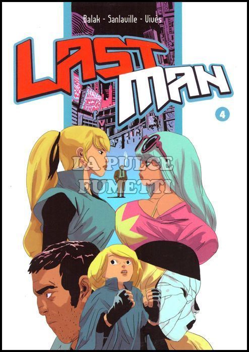 LAST MAN #     4 + ADESIVI